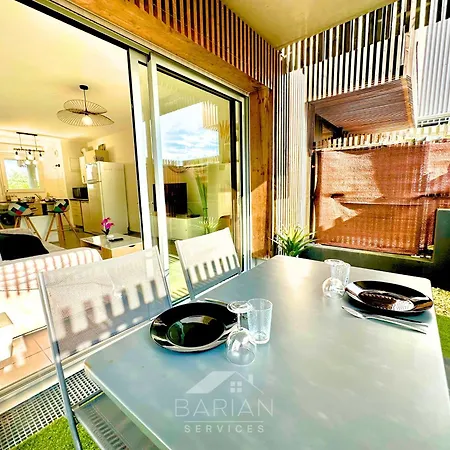 דירה Le Cosy - Appt Avec Patio - 10 Min Centre-ville - Linge & Menage Inclus לה רושל