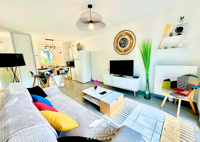 Le Cosy - Appt Avec Patio - 10 Min Centre-ville - Linge & Menage Inclus Daire *